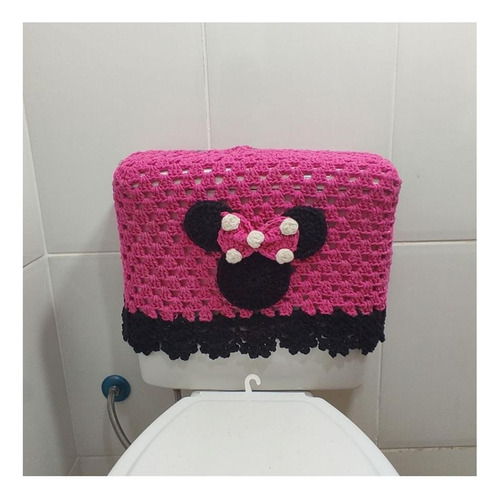Capa Tapete De Crochê Para Caixa Acoplada De Vaso Sanitário