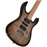 Suhr Modern Hsh Flame Maple Top Trans Charcoal Burst
