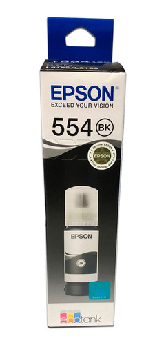 Botella Tinta Epson T554 Negro 554 T554120 C13t06x12a Origin