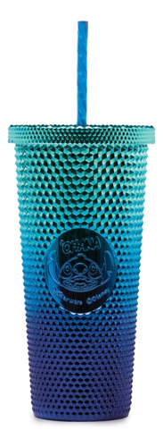 Vaso Stitch Con Popote Color Bi-tono Betterware 700 Ml