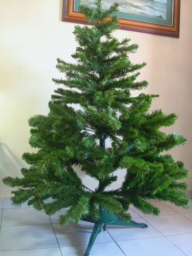 Árbol De Navidad Canadiense Con Base Sólida 1,50 Cm  De Alto