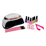 Kit Inicial Manicuria Esmaltes Cabina Led/uv