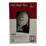 Hd 4tb Western Digital Wd Red Plus Nas Sata 6gb/s Wdbaw0040hnc -  Cor Vermelho