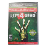 Left 4 Dead Game Of The Year Edition Xbox 360 Formato Fisico