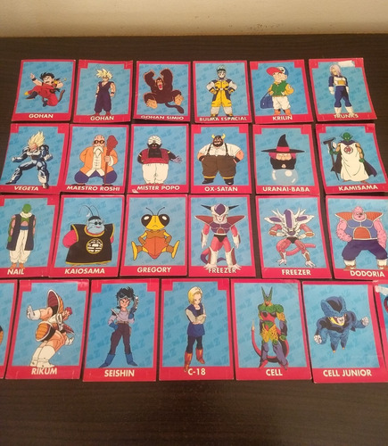 25 Figuritas Troqueladas Dragon Ball Z 4 Sin Repetir Album