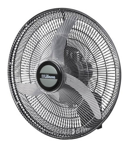 Ventilador De Pared Liliana Vwc2016 Negro 3 Palas 20  Diám.