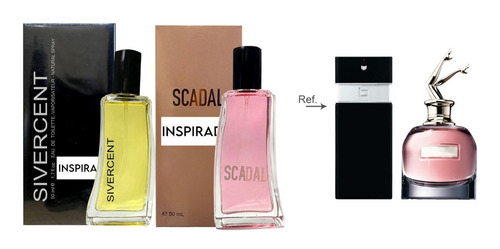 Kit 2 Perfume Contratip Scadal E Sivercent Importado