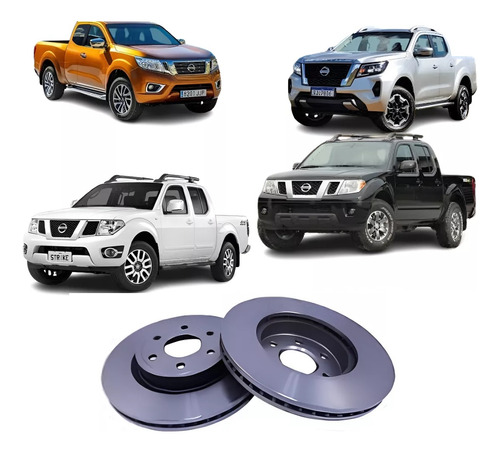 Discos Freno Delanteros Para Nissan Frontier 2022 2023 2024