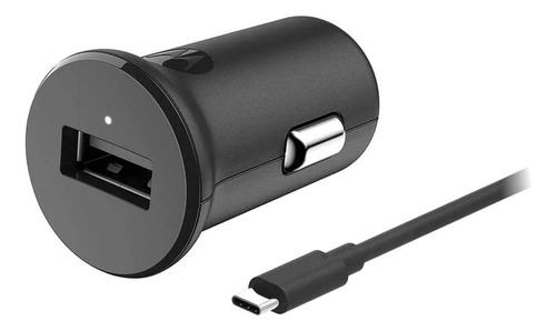 Cargador De Auto Motorola Usb 18w Con Cable Tipo-c Fj