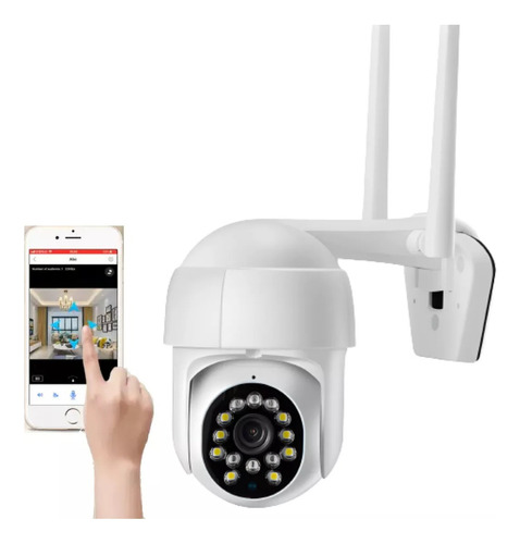 Cámara De Seguridad Smart Camera Wifi Inalambrica Motorizada Yoosee Con Resolución De 1080p Visión Nocturna Incluida Blanca