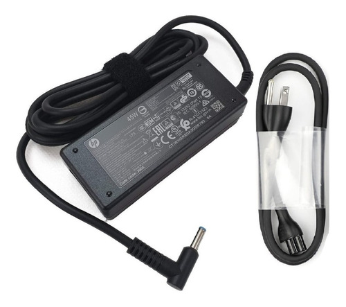 Cargador Original Para Portatil Hp 741727-001 Punta Azul 45w