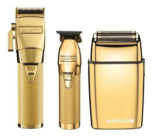 Cortadora Combo Babyliss Gold Fx + Collection Gold