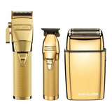 Combo Babyliss Gold Fx Máquina De Corte + Collection Gold