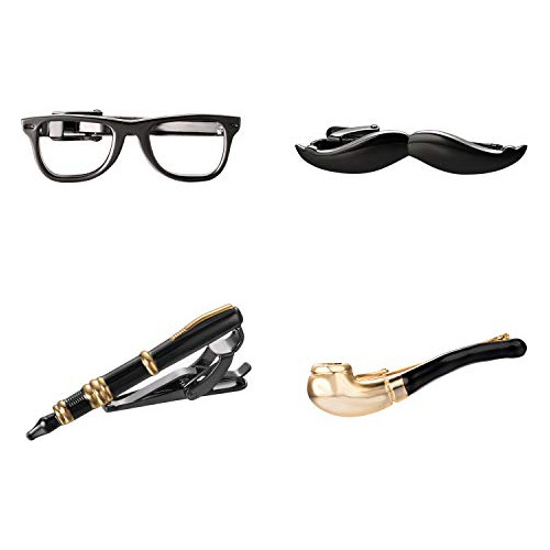 Yoursfs Clips De Corbata Divertidos Para Hombres Gafas De Es