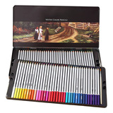 Set De 72 Lápices De Colores, Boceto De Pintura Al Óleo