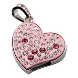 Corazon Disney Memoria Usb 32gb Cadena Metalica Hello Kitty