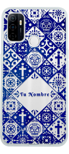 Funda Para Oppo  Para Mujer Talavera Calaveras Con Nombre