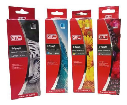 Combo X4 Tintas Alternativas Epson T504 L6171, L6191