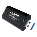 Capturadora Hdmi 4k/1080p 60hz New Real 3.0 Usb Para Juego