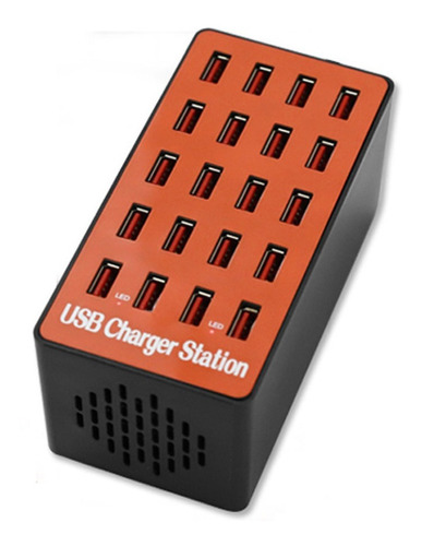 Concentrador De Cargador Usb Múltiple De 20 Puertos 80w A