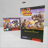 Wild Guns Snes - Caja, Soporte Y Manual De Instrucciones