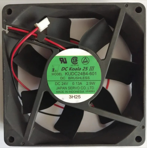 Fan Cooler Ventilador 24v 0.13a 90x90x25mm Kudc24b4 601