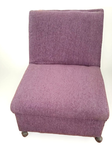  Sillon Cama Plegable, Madera, Tapizado Nuevo En Chenille. 