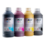 Tinta Premium Aqx-tech Para Sublimación Estampado X4 Litros