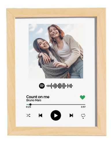 Cuadro Spotify - Regalo Personalizado