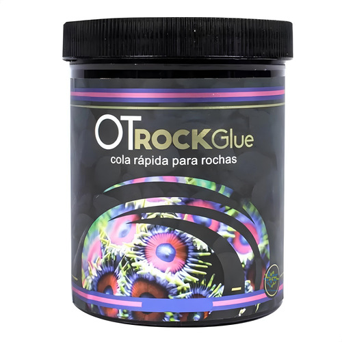 Rock Glue Ocean Tech Cola Rápida Rocha Enfeite Aquario 1kg