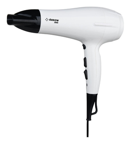 Secador De Pelo Ceramic Technology 2200w Blanco Arrow 3000