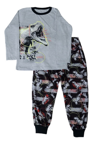 Pijama Infantil Invierno Niño Conjunto Nene Camiseta+babucha