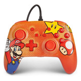 Joystick Powera Con Cable Mario Vintage Para Nintendo Switch