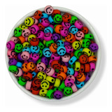 Cara Carita Smile Colores Surtidos 6mm 25gr 190u Armar Bijou