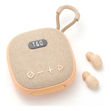 Mini Caixa De Som Via Bluetooth Com Fone De Ouvido Tg813