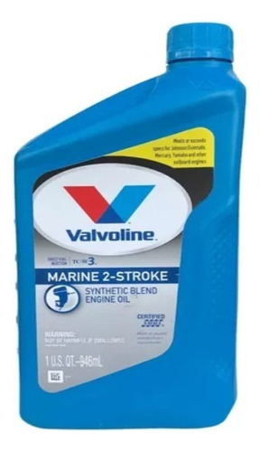 Pack De 4 Aceites Valvolive Motor Outboard 2t Marine 