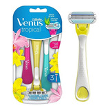 Gillette Venus Razoras Desechables Tropicales Para Mujeres, 