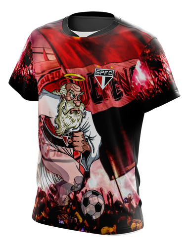 Camiseta Camisa Blusa São Paulo Tricolor Torcida Personaliza