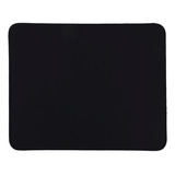 Mouse Pad Rectangular Alfombrilla Negro Plano Liso Sin Gel 