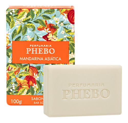 Phebo Origens Mandarina Asiática - Sabonete Em Barra 100g