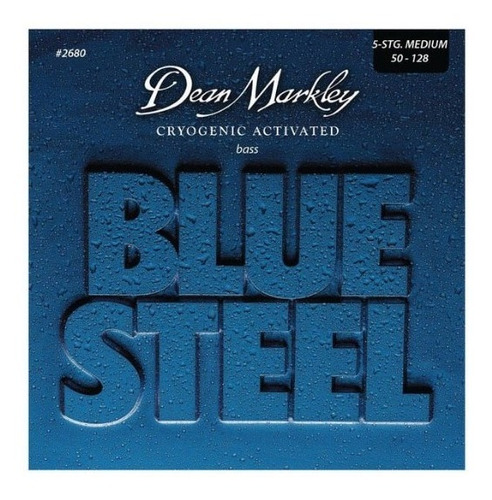 Encordado P Bajo 5c Dean Markley #2680 Blue Steel Md 050-128