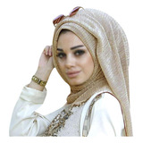 Adela Mujer Bufanda Musulmán Turbante Hijab Gorra Bufanda La