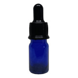 Gotero Envase Vidrio Azul 5 Ml Caja Por 20 Und