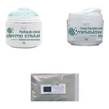 Peeling De Cristal Creme Clareador E Argila Verde 250g