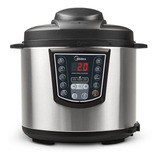 Panela Elétrica A Pressão Midea Ppa7 - Inox/preto 127v 60hz