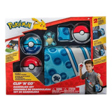 Pokémon Con 2 Pokebolas, 1 Figura, 1 Cinturón Y 1 Bandolera