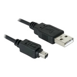 Cable Usb A Mini B Redondo 8 Pines