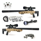 Rifle Pcp Fox Tactical 3.0 Cal 5,5 - 6,35 + Mira Premium.