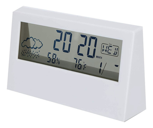 Reloj Despertador Temperatura Fecha Humedad Digital Mt08976