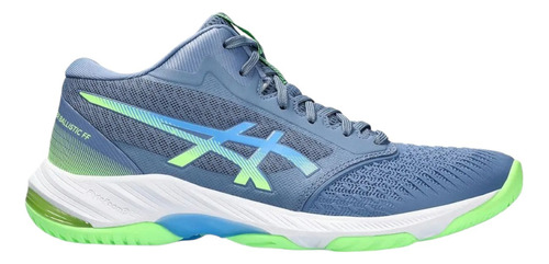 Tênis Asics Netburner Ballistic Ff Mt 3 Mas. Azul E Verde